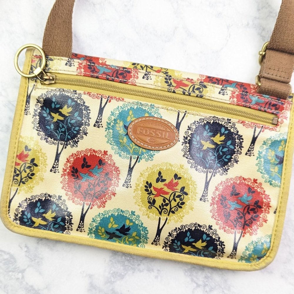 Fossil Crossbody Bag With Tree Print - image 4